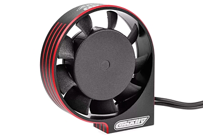 Corally Ultra High Speed Cooling Fan XF-40 w/BEC Connector (Black/Red, 40mm)