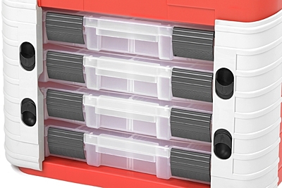 Corally Pit Case - 4 Assortment Box Drawers - Universal Pre-Cut Foam