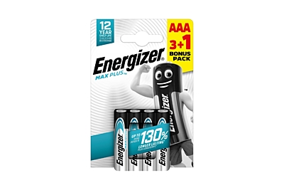 Energizer Max Plus AAA Power Pack 1.5V (4pcs)