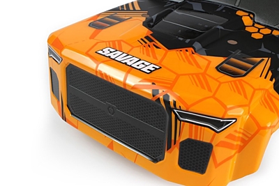 GTXL-6 Kingcab Painted Truck Body (Orange/Black)