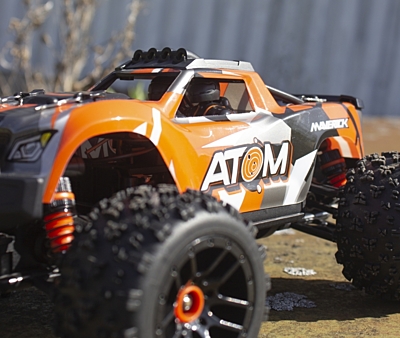 HPI Maverick Atom 1/18 4WD Electric Truck RTR (Orange)