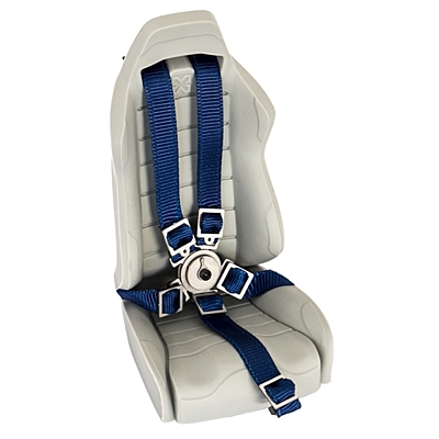 Hobbytech Safety Seat Belt Set 5 Point Harness (Blue, 2pcs)