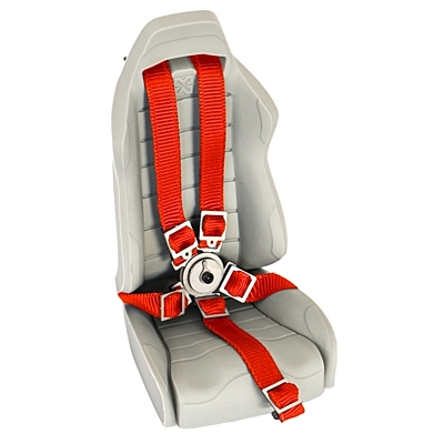 Hobbytech Safety Seat Belt Set 5 Point Harness (Red, 2pcs)
