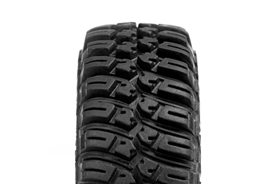 Kavan GRE18 T-FINDER A/T Tire Set (Chrome, 4pcs)