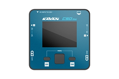 Kavan C50 Duo Ladegerät mit 2 Kanälen und Balancer 2x250W