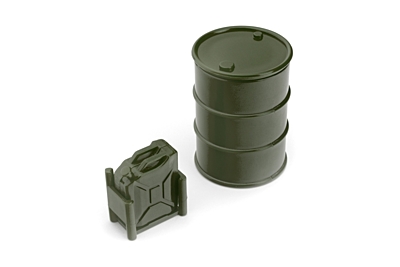 Kavan 1/24 Plastic Mini Oil Tank Big + Small for RC Crawler (Green)