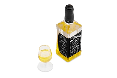 Kavan Whiskey mit Glas für RC-Crawler 1/10