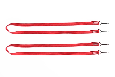 Kavan Schleppgurte mit Haken Rot für RC-Crawler (2 stück)
