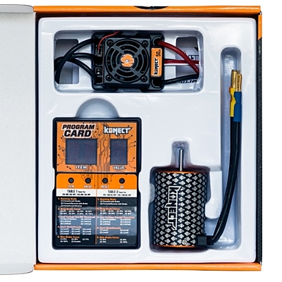 Konect 50A Waterproof ESC & 3500KV Motor & Program Card Combo Set