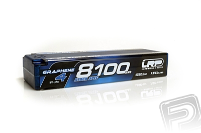 LRP Graphene-4 Stock Spec 8100mAh 7.6V 2S 135C/65C HV LiPo (5mm, 327g)