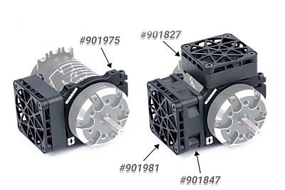 Nosram 40x40x10mm Super High Rev Motor Fan - 1S/2S - Receiver Connector