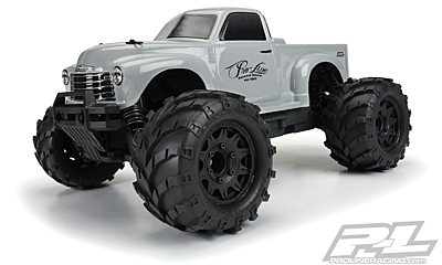 Pro-Line Early 50's Chevy Tough-Color (Stone Gray) Body for Stampede & Granite