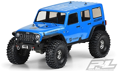 Pro-Line Jeep Wrangler Unlimited Rubicon Clear Body for 12.8" Wheelbase TRX-4