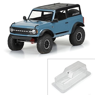 Pro-Line 1/10 2021 Ford Bronco Clear Body Set 11.4" Wheelbase Crawlers