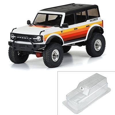 Pro-Line 1/10 2021 Ford Bronco Clear Body Set 12.3" Wheelbase Crawlers