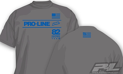 Pro-Line Factory Team Gray T-Shirt - XXL