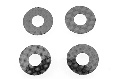 Revolution Design Ultra 1/10 TC Carbon Fiber Body Washers for 6mm Posts (4pcs)