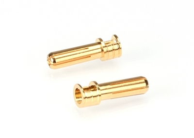 Ruddog 5mm Gold Cooling Head Bullet Plugs (2pcs)