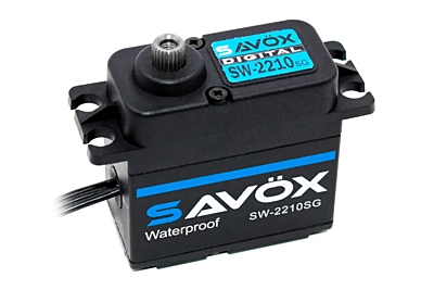 Savöx SW-2210SG+ Waterproof HV (0.10s/45.0kg/8.4V) Brushless Servo)