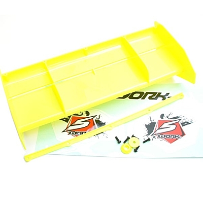 SWORKz 1/8 Off Road Formula 2.0 Race Wing (Yellow)