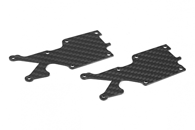 SWORKz Pro-Composite Carbon Arched Bridge System Rear Lower Arm Cover 1.5mm (2pcs)