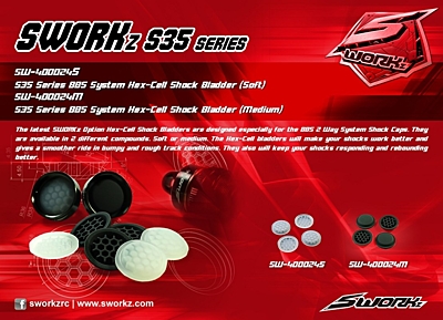 SWORKz BBS System Hex Cell Shock Bladder Soft (4pcs)