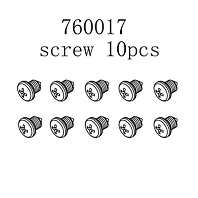 Turbo Racing Screw Complety Set (10pcs)