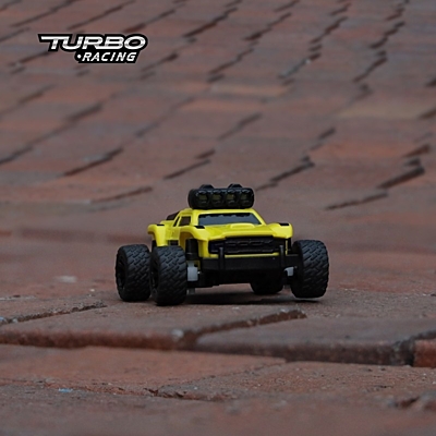 Turbo Racing 1/76 C81 Off-Road RC Car RTR (Yellow)