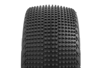 TPRO 1/8 Truggy LOOPER Racing Tires Pre-Glued - ZR T3 Soft (2pcs)
