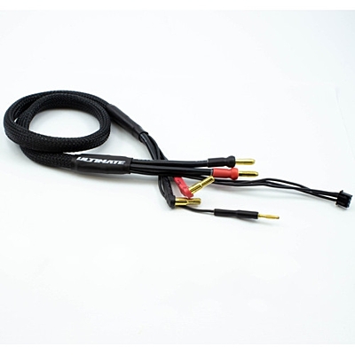 Ultimate Racing 2S Charge Cable Lead w/4mm & 5mm Bullet Connector (60cm)