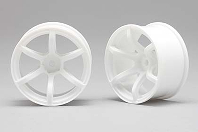 Racing Performer Drift Wheel 6 spoke 02 (8mm Offset·White·2pcs)