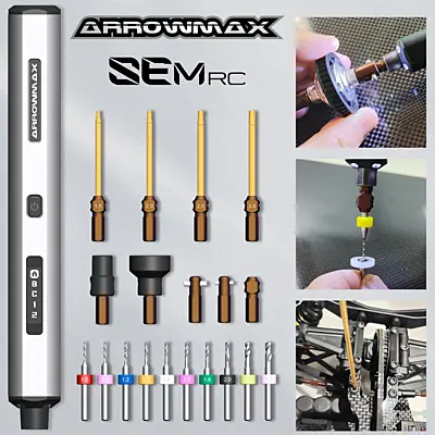 Arrowmax SEM RC Diff Checker & Electric Screwdriver 10kgf.cm Space Gray