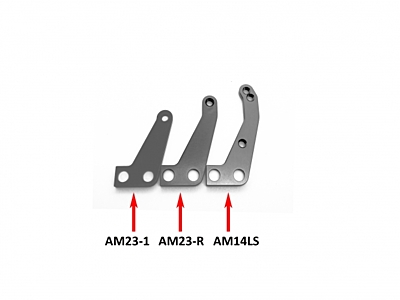 Awesomatix AM23-R - A800 - Rear Steering Arm (2pcs)