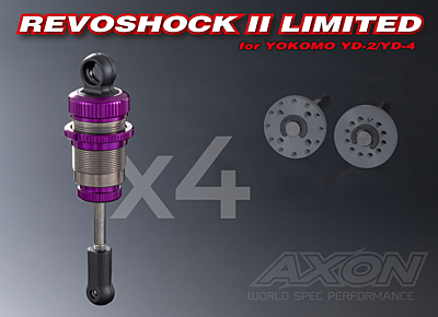 AXON Revoshock II for Yokomo YD-2/YD-4 (Limited Purple Edition, 4pcs)