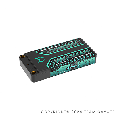 CAYOTE Racing Shorty 3900mAh 7.6V 2S 145C HV LiPo (5mm, 142g)