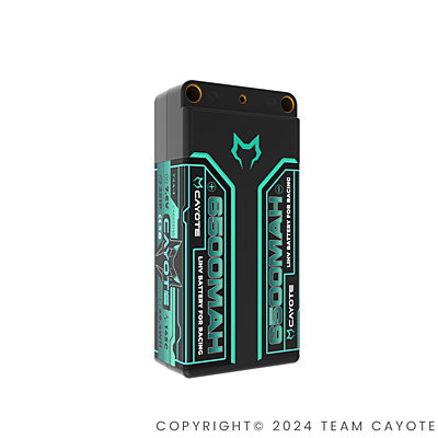 CAYOTE Racing Shorty 6500mAh 7.6V 2S 145C HV LiPo (5mm, 228g)