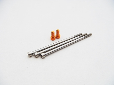Hiro Seiko XeRun V10 G4 Titan/Aluminum Screw Set (Orange)