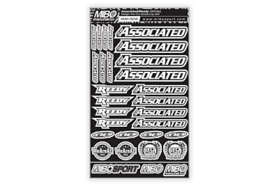Associated/Reedy Design Pre-Cut Stickers by MM (7 Color Options, Larger A5 size)