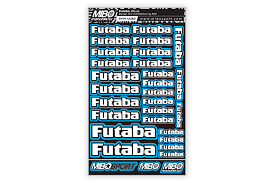 Futaba Design Pre-Cut Stickers by MM (7 Color Options, Larger A5 size)