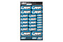 LRP Design Pre-Cut Stickers by MM (Blue, Larger A5 size)