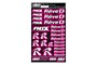 Reve D Design Pre-Cut Stickers by MM (Pink, Larger A5 size)