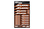 SWORKz Design Pre-Cut Stickers by MM (Orange, Larger A5 size)