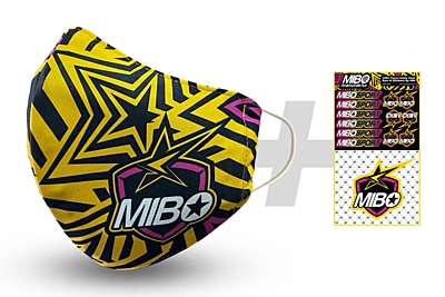 MIBO Theme High-Performance Face Mask Ears + Stickers by MM