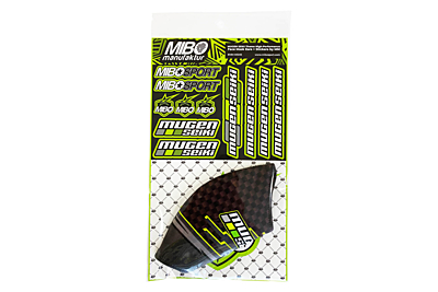 Mugen Seiki Theme High-Performance Face Mask Ears + Stickers by MM