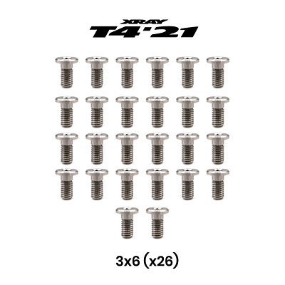 OfficinaRC Titanium UFS Full Kit for Xray T4 2021 (26pcs)