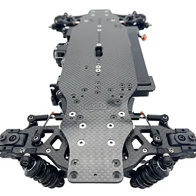 RC Maker SlimFlex 2.2mm HARD Carbon Chassis for Yokomo BD12