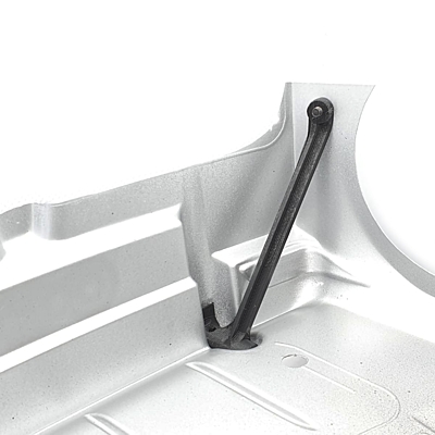 RC Maker Body Anti-Tuck Wing Mounting Set Lite V2 (Black) for Protoform Turismo