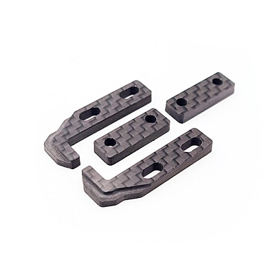 RC Maker GeoCarbon "Slim" Battery Clamps for Xray T4'20