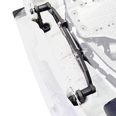 RC Maker Horizontal Rear Post Body Mounting Set for Zoo/Xtreme - Yokomo BD10LC