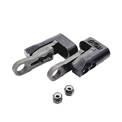 RC Maker Horizontal Rear Post Body Mounting Set for Zoo/Xtreme - Short (32-39mm)